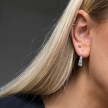 Bilde nummer 2 av Pan Jewelry, Øredobber i 925 sølv med zirkonia