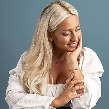 Bilde nummer 2 av Pan Jewelry, Armbånd i forgylt sølv med zirkonia