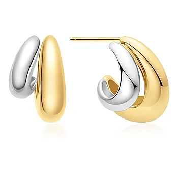 Bilde nummer 3 av Øreringer i 925 flerfarget sølv