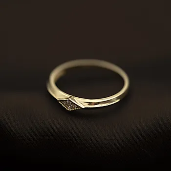 Bilde nummer 4 av Pan Jewelry, Ring i 585 gult gull med zirkonia