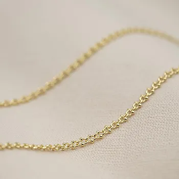 Bilde nummer 4 av Kjede i 925 forgylt sølv