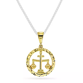 Pan Jewelry, Anheng i 585 gult gull horoskop Vekten