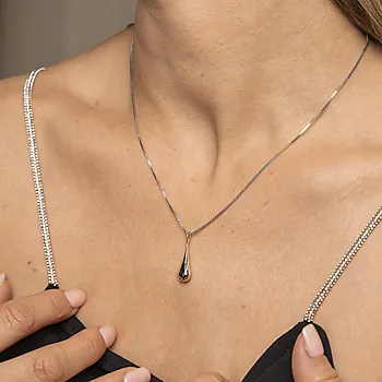 Bilde nummer 2 av Pan Jewelry, Dråpe smykke i 925 rhodinert sølv