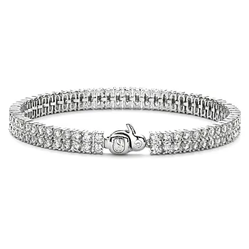 Armbånd i 925 sølv med zirkonia