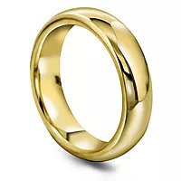 Giftering i 585 gult gull | 5 mm bredde