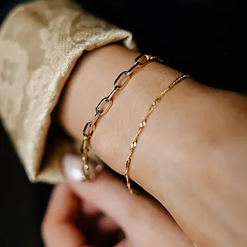 Bilde nummer 2 av Armbånd i 375 gult gull