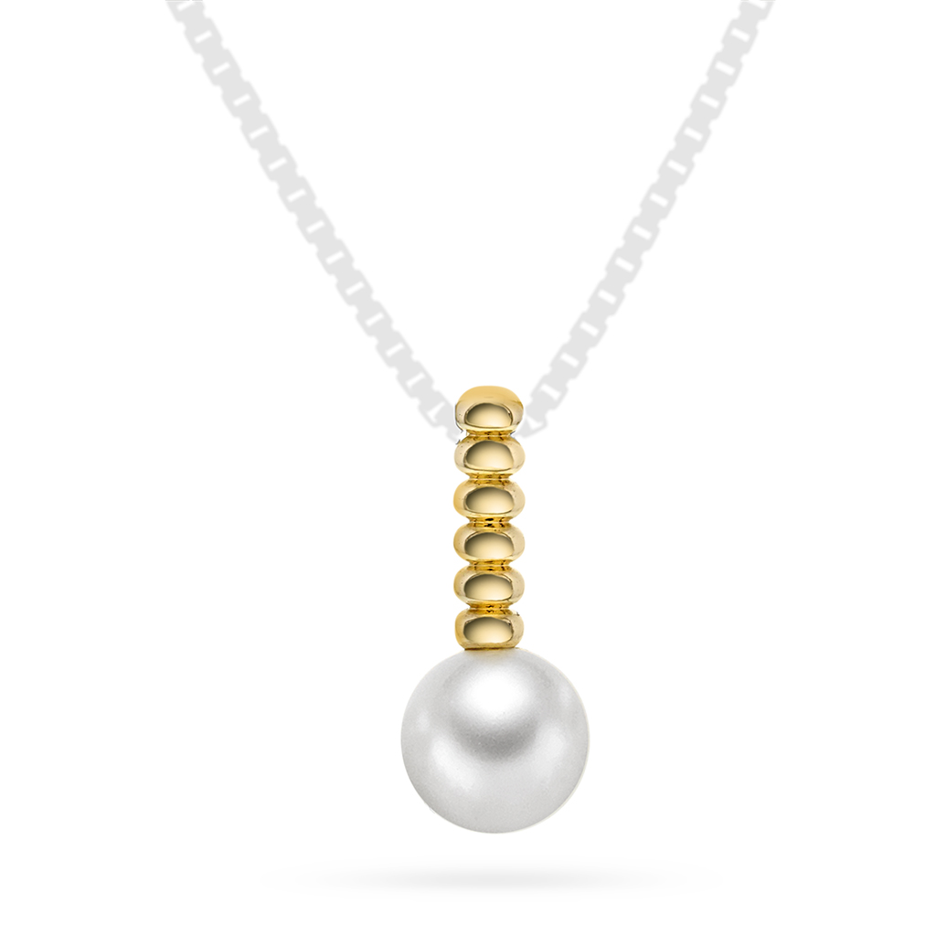 Pan Jewelry, Anheng i 585 gult gull med ferskvannsperle