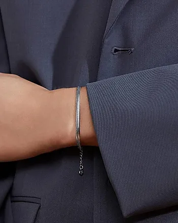 Bilde nummer 2 av Herringbone armbånd i stål