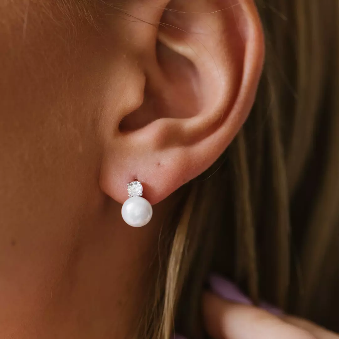 Bilde nummer 3 av Pan Jewelry, Smykkesett i 925 sølv med perle av perlemor
