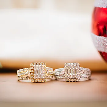 Bilde nummer 4 av Elizabeth diamantring i 585 hvitt gull 1,00 ct