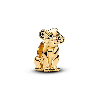 Disney x Pandora, Charm i 925 forgylt sølv med løven Simba