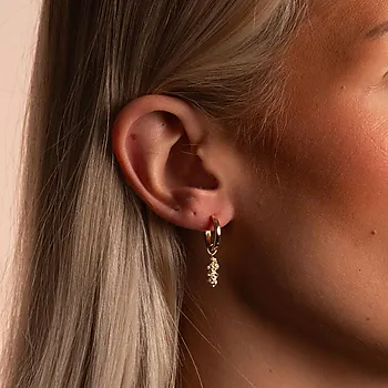 Bilde nummer 2 av Cat øredobber i forgylt messing