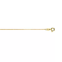 Pan Jewelry, Veneziansk kjede i 585 gult gull 1 mm, 34-80 cm