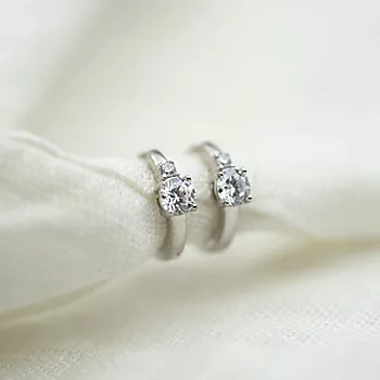 Bilde nummer 2 av Pan Jewelry, Øreringer i sølv med zirkonia