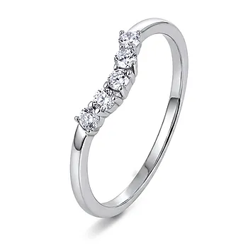 Swan tail ring i 925 sølv