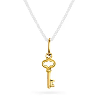 Anheng i 585 gult gull med nøkkel