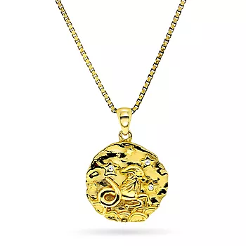 Pan Jewelry, Smykke i 925 forgylt sølv med zirkonia og Steinbukken