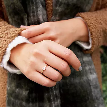 Bilde nummer 4 av Pan Jewelry, Ring i 585 gult gull med zirkonia