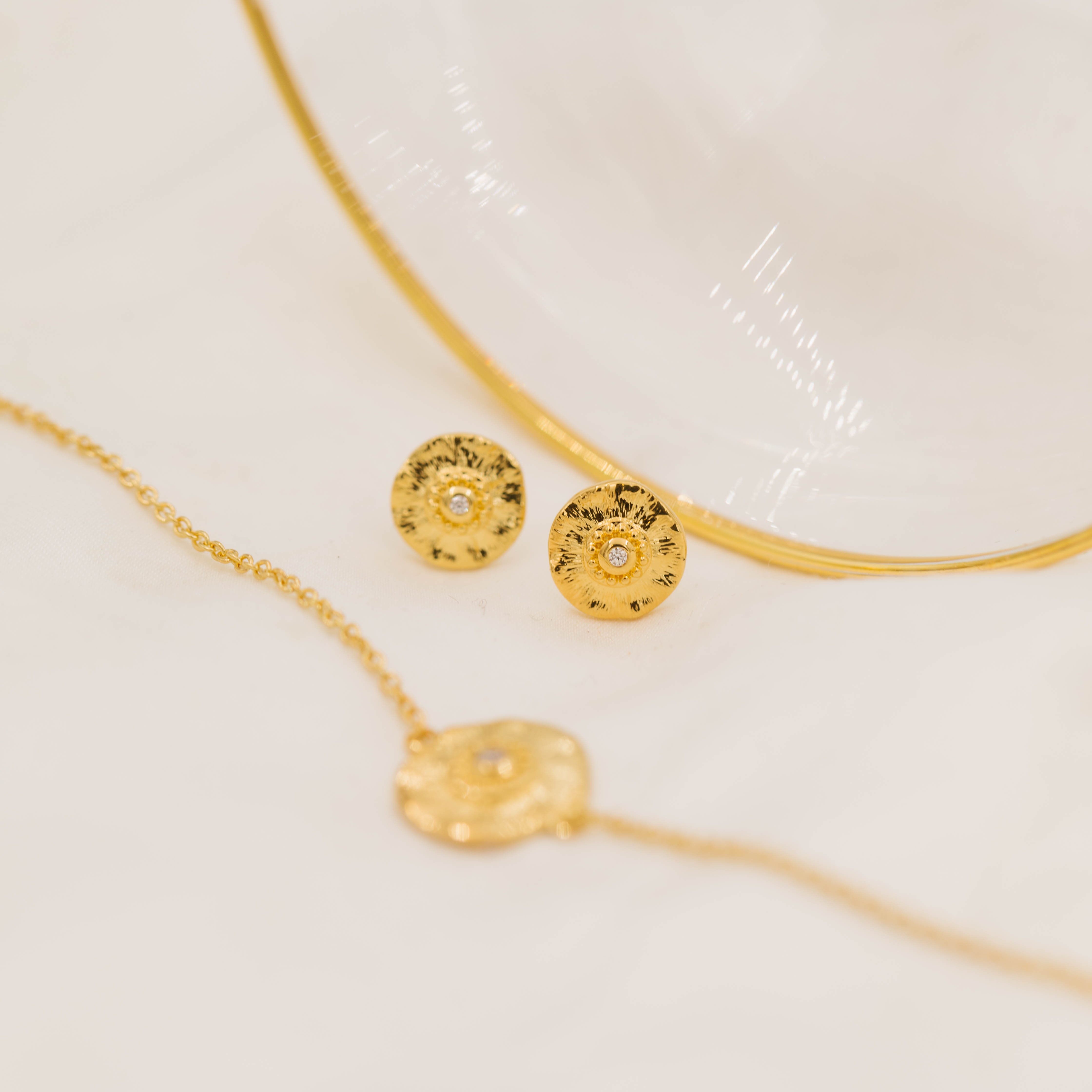 Bilde nummer 3 av Janne Formoe by Pan Jewelry, Øredobber i sølv med zirkonia