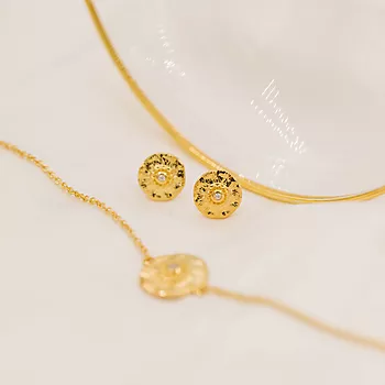 Bilde nummer 3 av Janne Formoe by Pan Jewelry, Øredobber i sølv med zirkonia