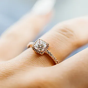Bilde nummer 2 av Pandora Timeless, Ring i 925 rosèforgylt sølv med zirkonia