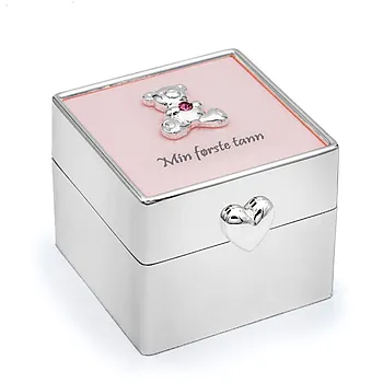 Skrin til barn "Min første tann" i rosa