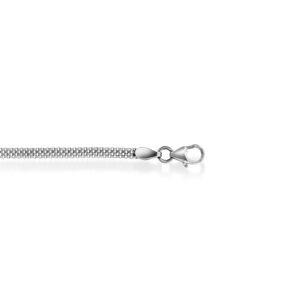 Pan Jewelry, Armbånd i 925 sølv, 19 cm