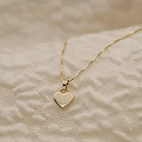 Bilde nummer 2 av Smykke til barn i 585 gult gull med hjerte