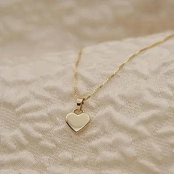 Bilde nummer 2 av Smykke til barn i 585 gult gull med hjerte