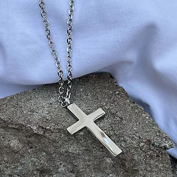 Bilde nummer 4 av Alexander, Smykke i stål med kors