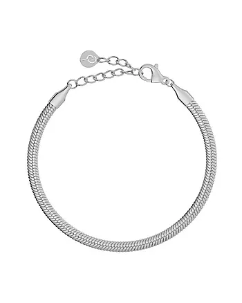 Herringbone armbånd i stål