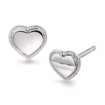 Bilde nummer 2 av Pan Jewelry, Hjerte øredobber i 925 sølv med zirkonia