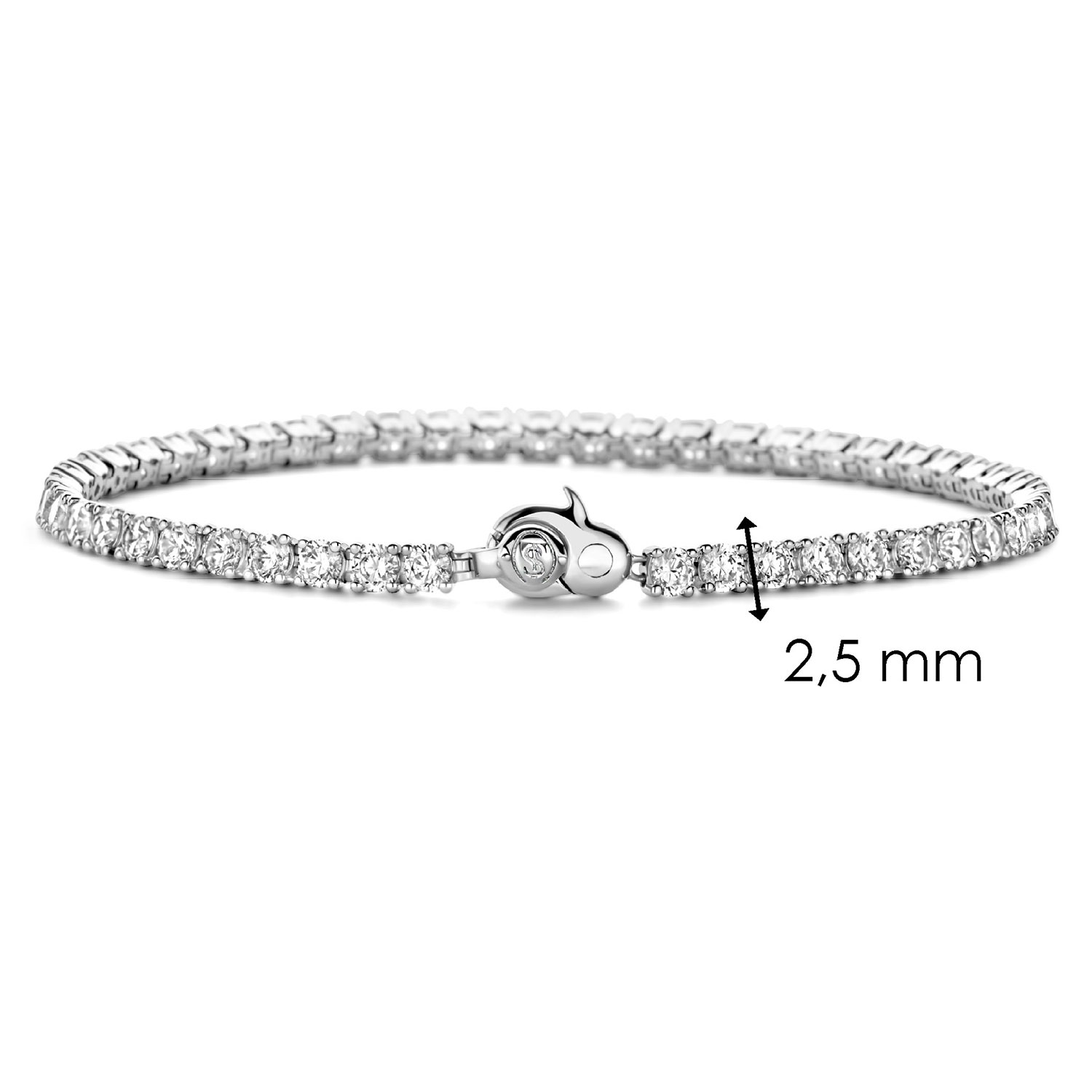 Bilde nummer 4 av Ti Sento, Tennisarmbånd i 925 sølv  med zirkonia