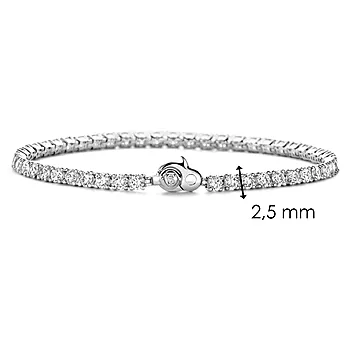 Bilde nummer 4 av Ti Sento, Tennisarmbånd i 925 sølv  med zirkonia