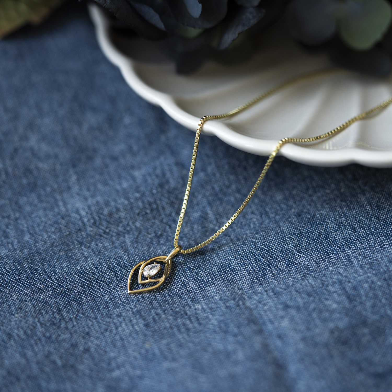 Bilde nummer 4 av Pan Jewelry, Anheng i 585 gult gull med zirkonia