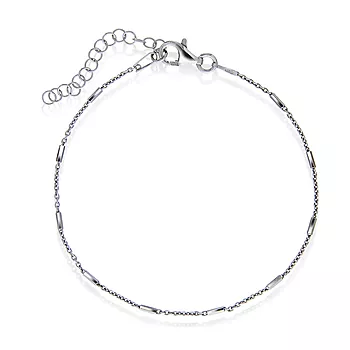 Pan Jewelry, Armbånd i 925 sølv 1,1 mm, 19 cm