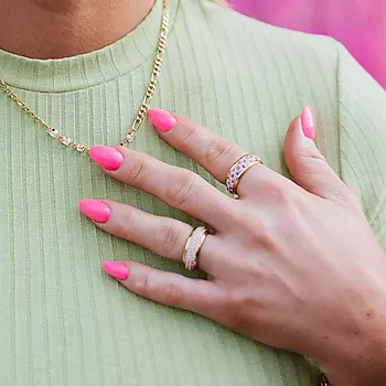 Bilde nummer 2 av Pan Jewelry, Smykke i 925 forgylt sølv med zirkonia