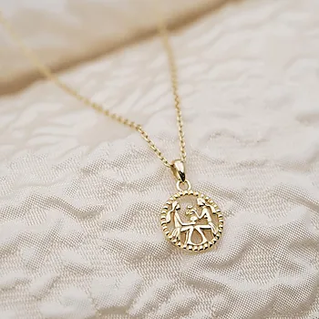 Bilde nummer 2 av Smykke til barn i 925 forgylt sølv med tvilling