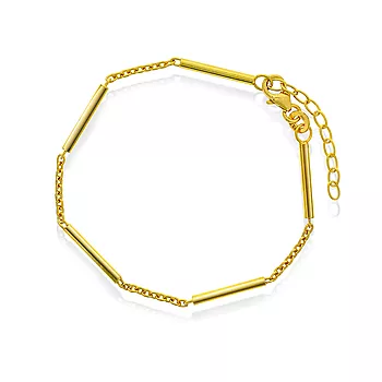 Armbånd i forgylt sølv, 19 cm
