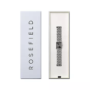 Bilde nummer 3 av Rosefield, Studio dameklokke med sølvfarget dobbeltlenke i stål