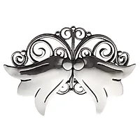 Hårspenne blåklokke i 830 oksidert sølv