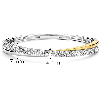 Bilde nummer 4 av Ti Sento, Armring i flerfarget 925 sølv med zirkonia