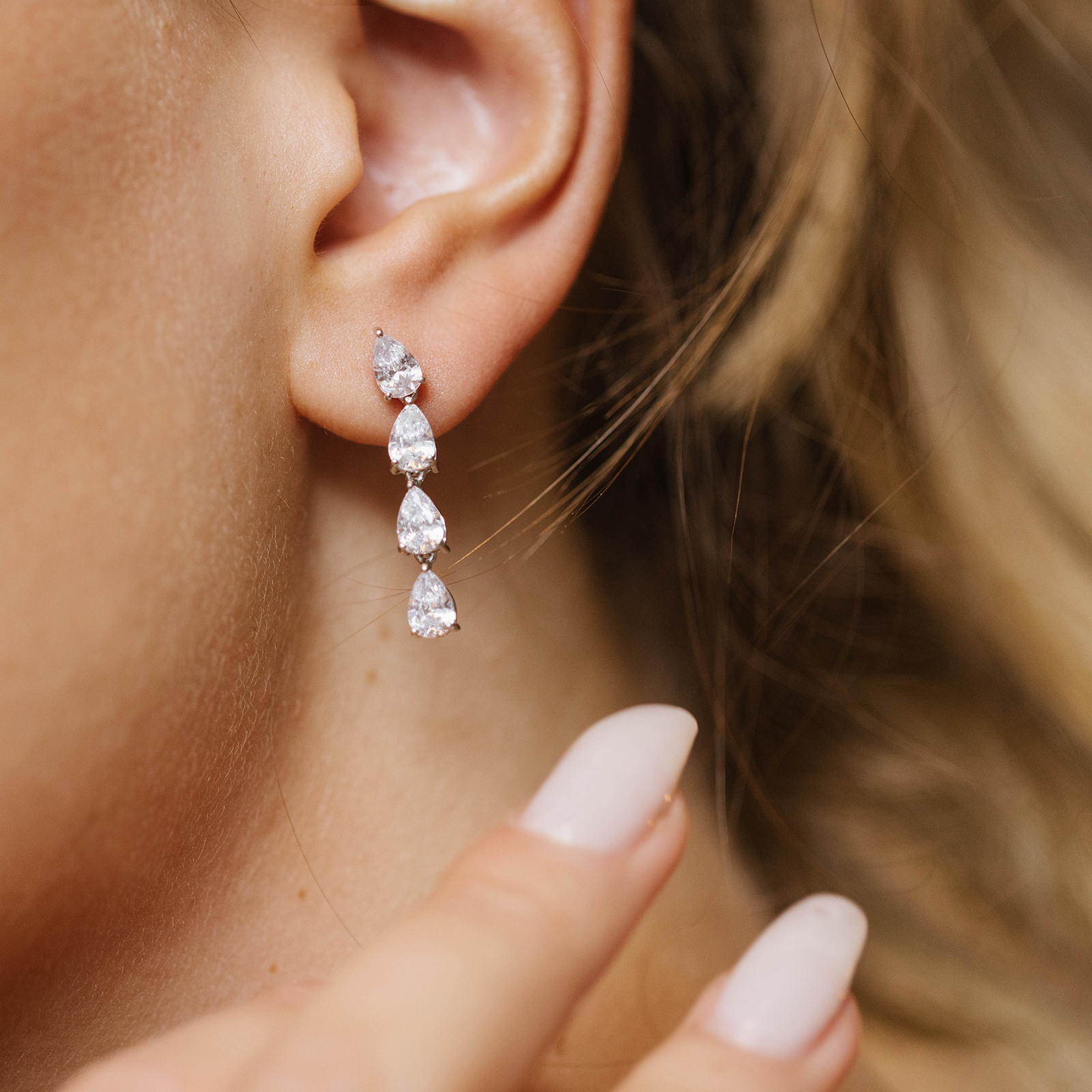Bilde nummer 4 av Pan Jewelry, Øredobber i 925 sølv med zirkonia