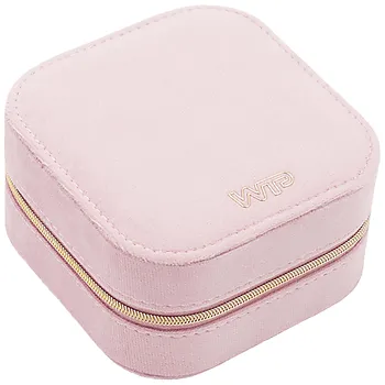 Bilde nummer 4 av Capri reisesmykkeskrin i rosa velour