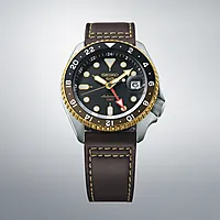 Bilde nummer 3 av 5 Sports Automatic herreklokke med brun skinnrem