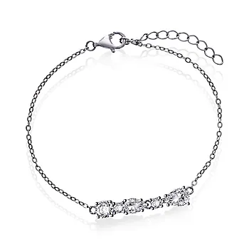 Diva Drop armbånd i 925 sølv