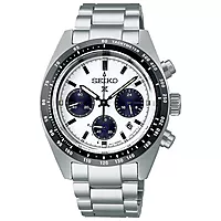 Seiko, Prospex Speedtimer Solar herreklokke med stållenke og kronograf