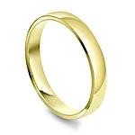 Giftering i 375 gult gull | 3,5 mm bredde