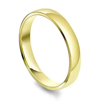 Giftering i 375 gult gull | 3,5 mm bredde