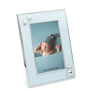 Fotoramme til barn i lyseblå